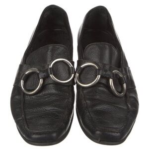 SOLD ON DEPOP AMiu Miu O-Ring Grommet Detail Loafers